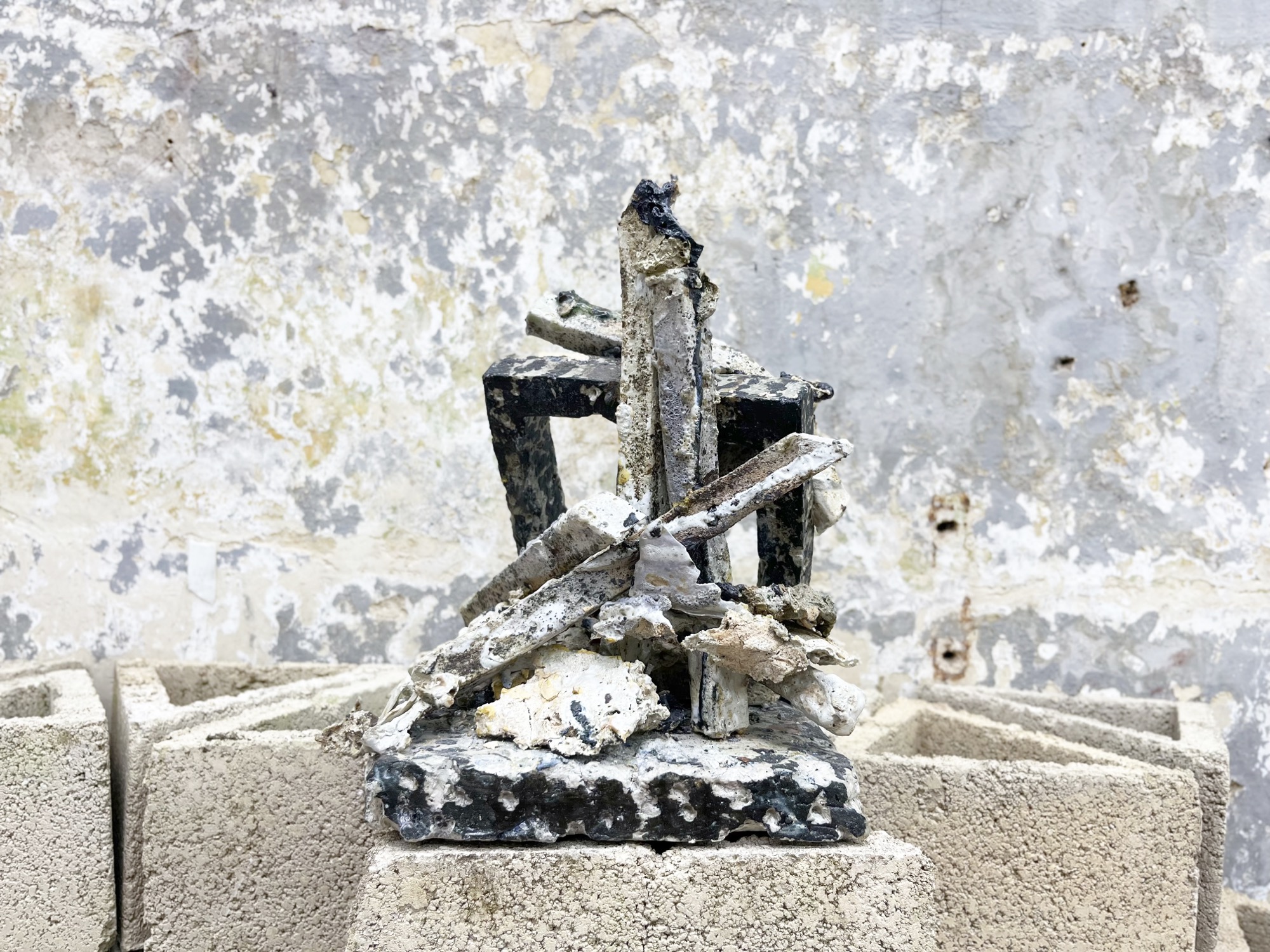 The work shown in the room